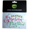 The Beatles: Strawberry Fields Forever Logo Embossed Fridge Magnet (Die Stamping)