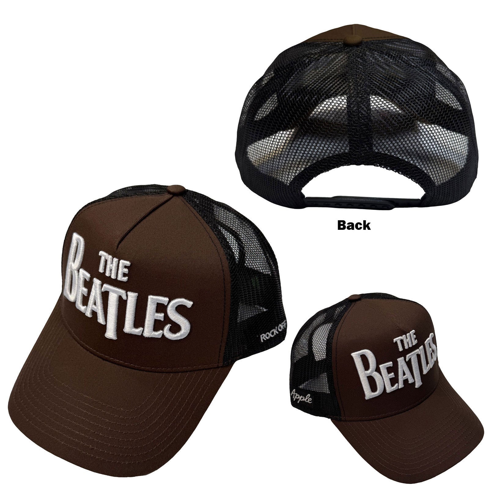 The Beatles: Drop T Logo & Apple Cap – officielt merchandise