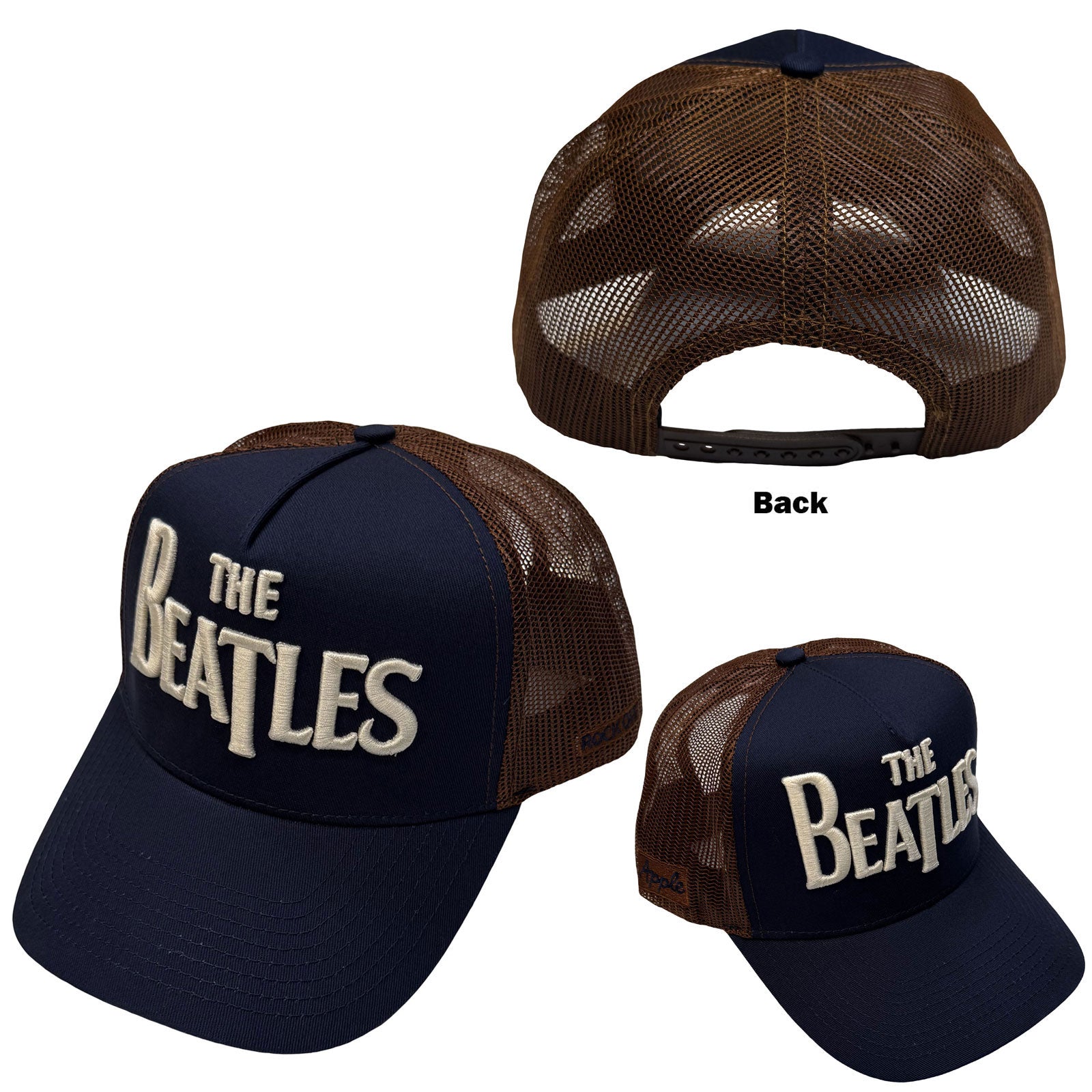 The Beatles: Drop T Logo & Apple Cap – officielt merchandise