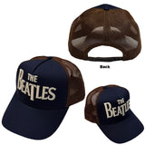 The Beatles: Drop T Logo & Apple Cap – officielt merchandise