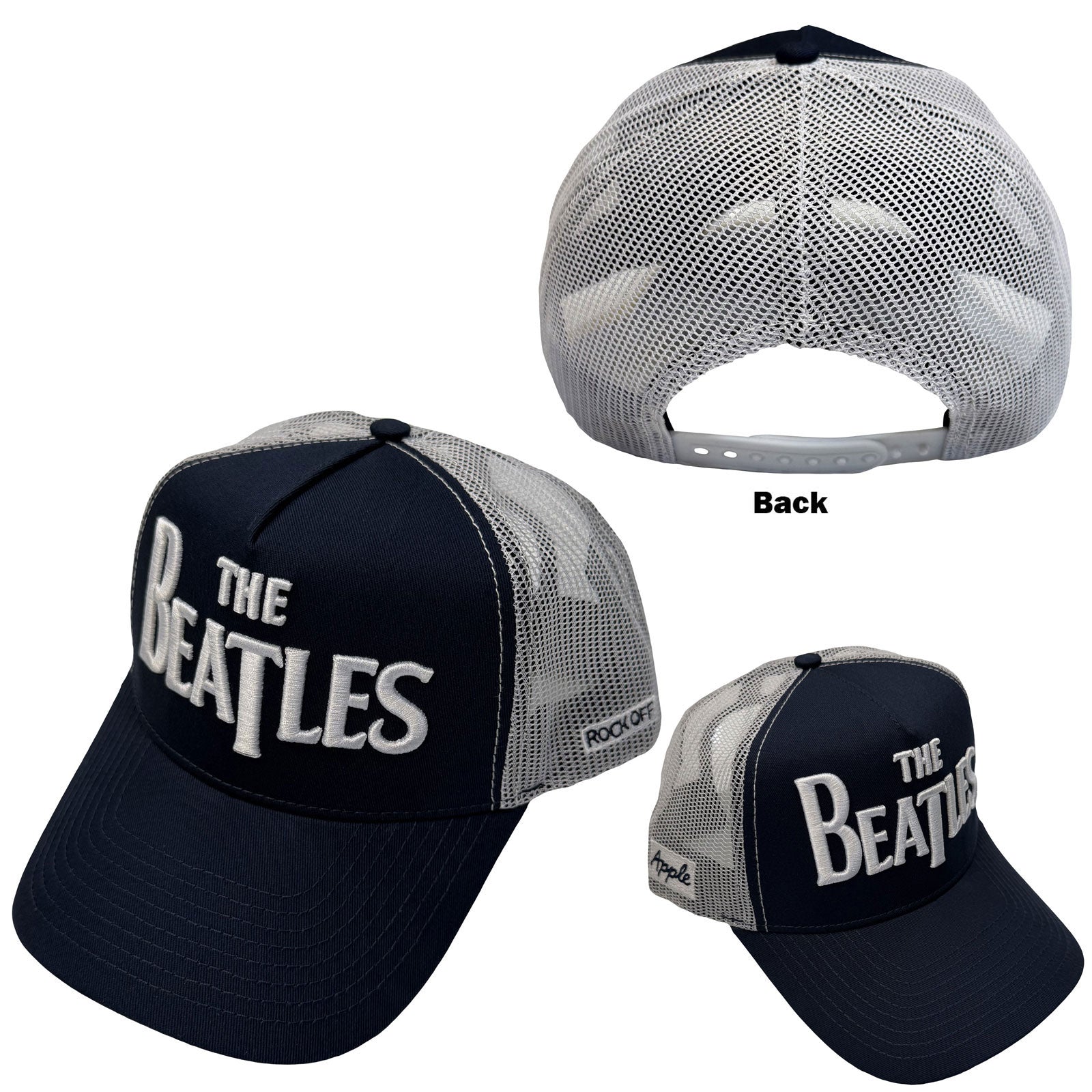 The Beatles: Drop T Logo & Apple Cap – officielt merchandise