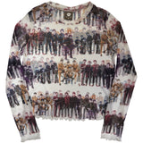 The Beatles: Anthology Colours Repeat (All Round) Long Sleeve – officielt merchandise