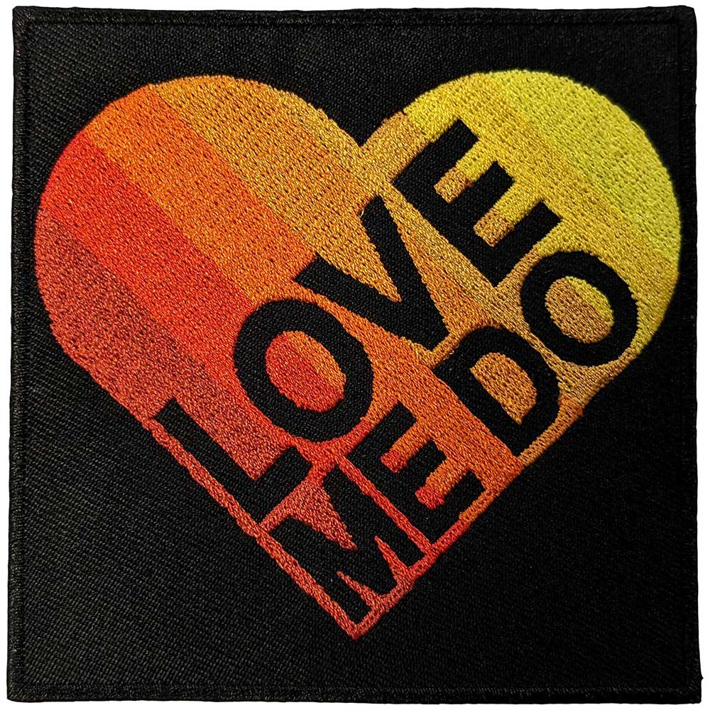 The Beatles: Love Me Do Gradient Heart Patch – officielt merchandise