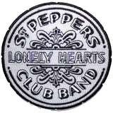 The Beatles: Sgt Pepper Drum B&W Standard Patch