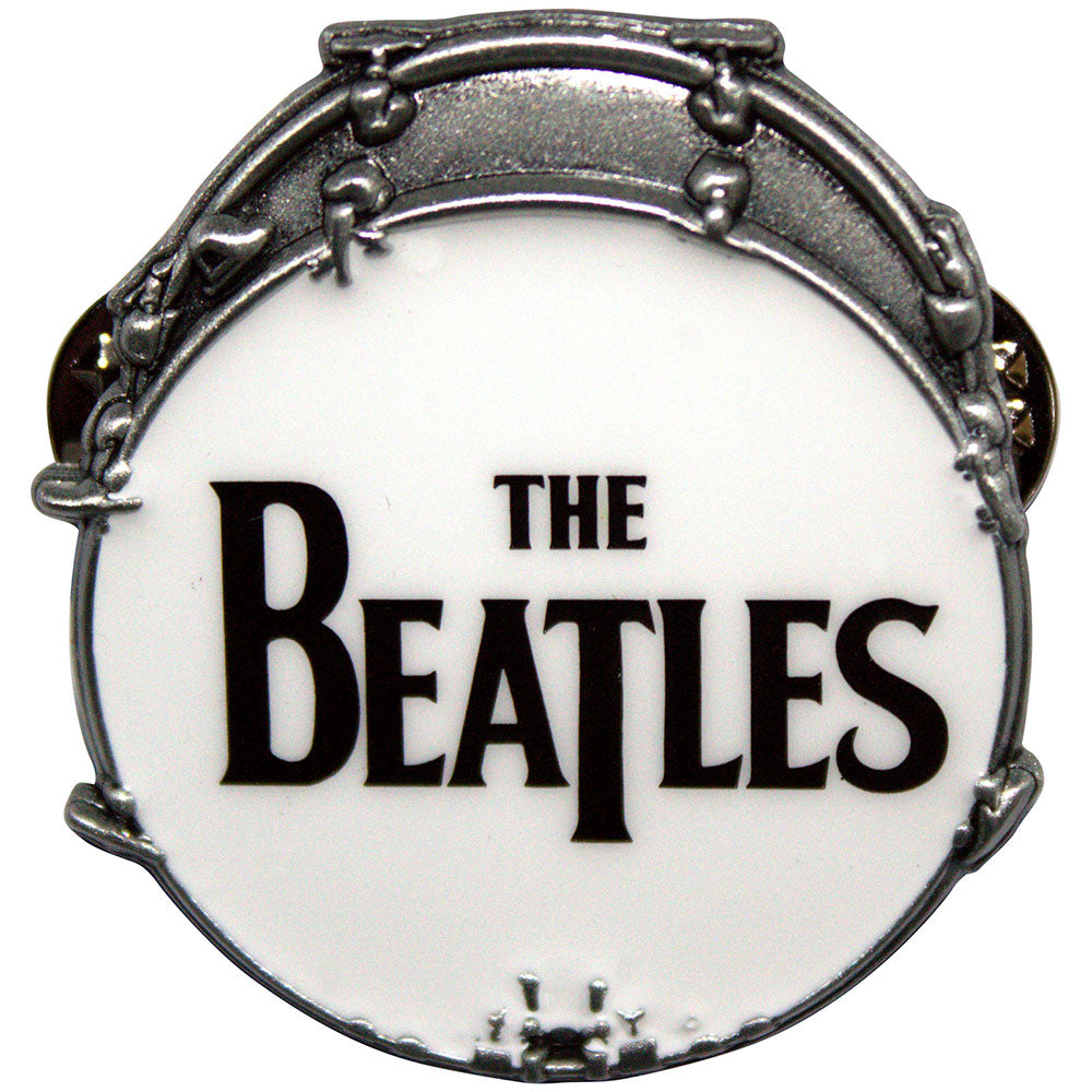 The Beatles: Drop T Drum Pin Badge
