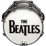 The Beatles: Drop T Drum Pin Badge