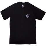 The Beatles: Mini Drum Logo Raglan T-Shirt (3 Button Collar)