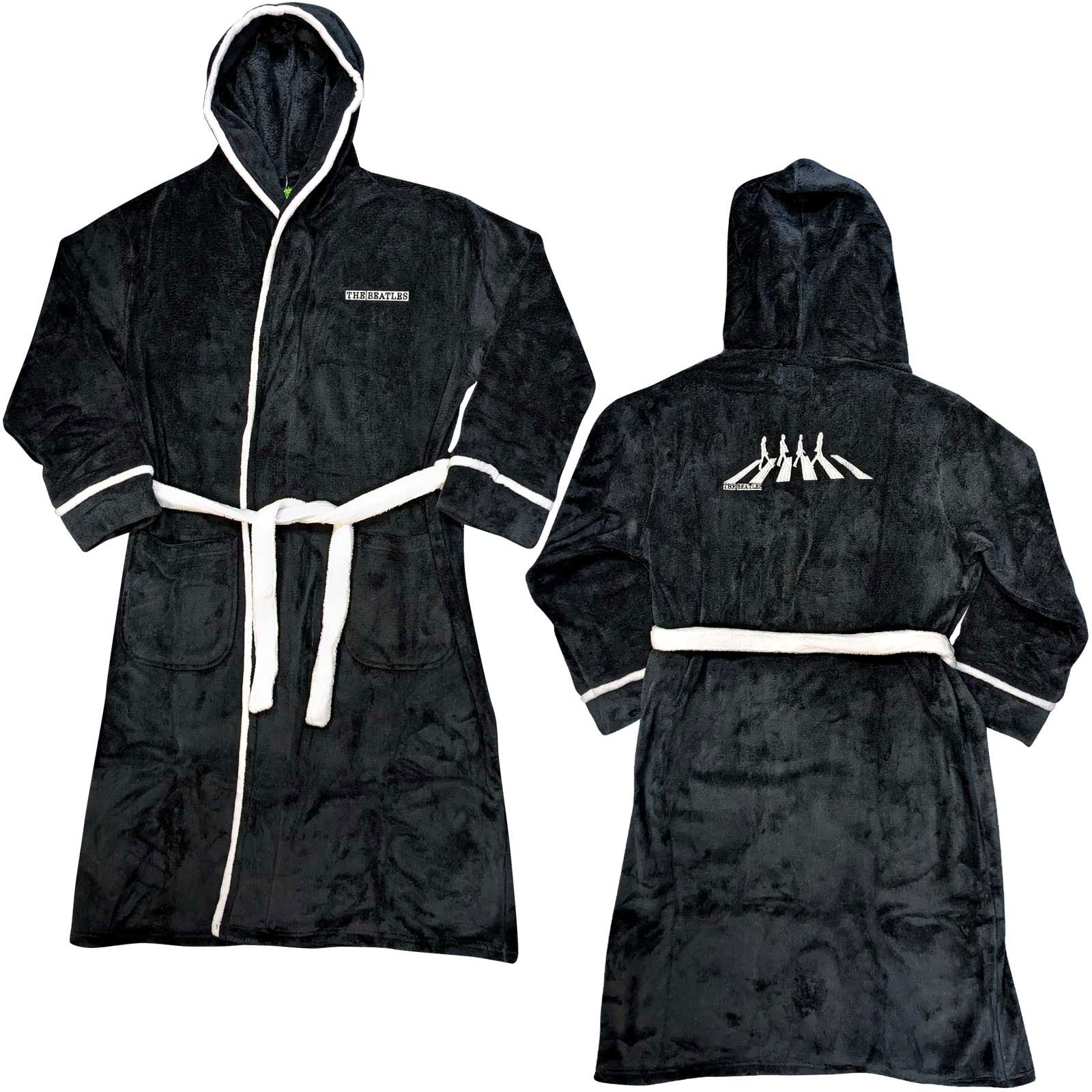 The Beatles: Abbey Road (Black & White) Bathrobe – officielt merchandise