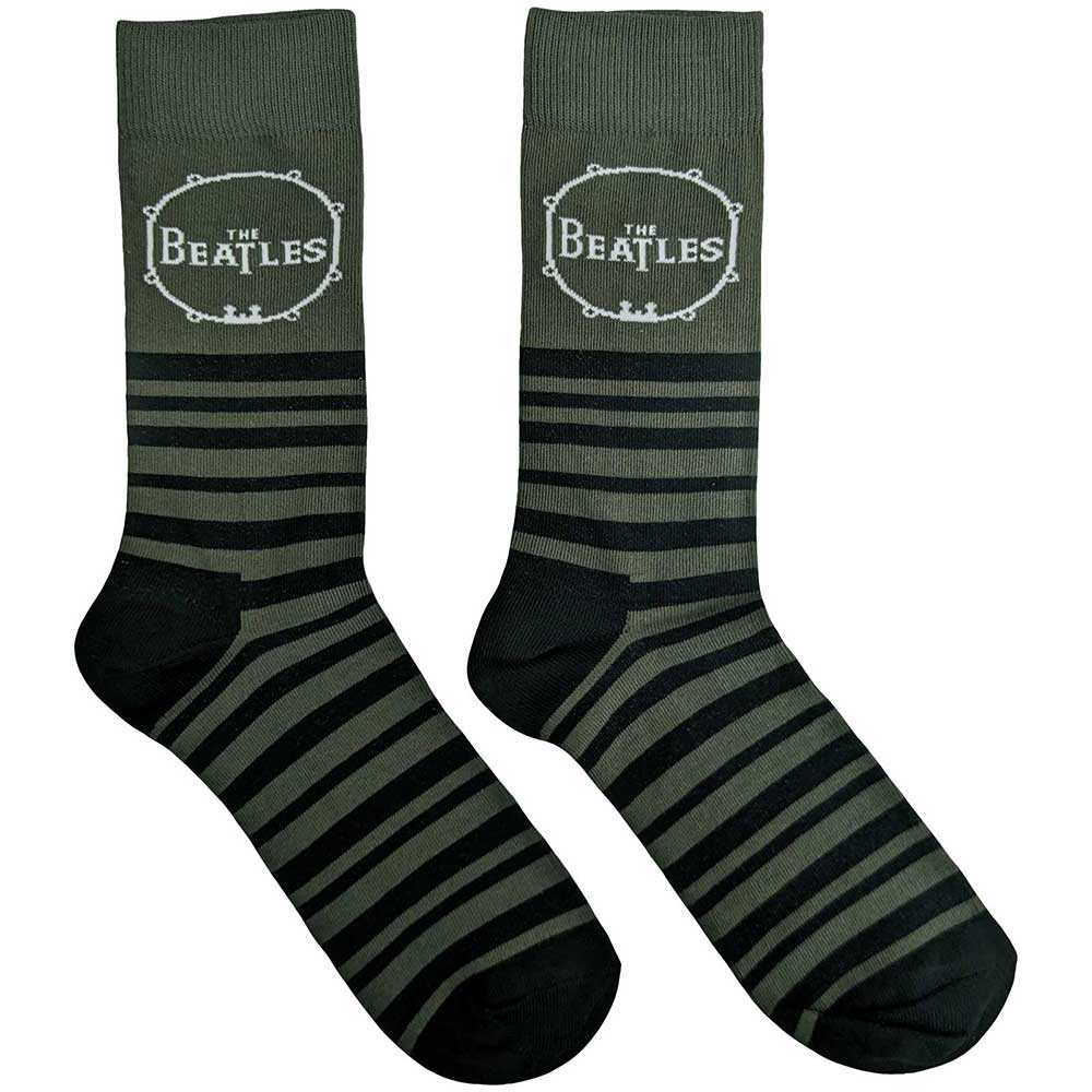The Beatles: Drum & Stripes Ankle Socks