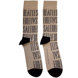 The Beatles: For Sale Text Outlines Repeat Ankle Socks