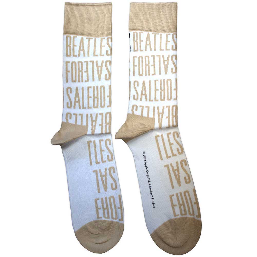 The Beatles: For Sale Text Repeat Ankle Socks