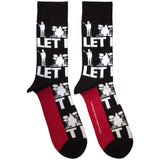The Beatles: Let It Be Silhouettes Repeat Ankle Socks