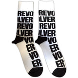 The Beatles: Revolver Text Repeat Ankle Socks