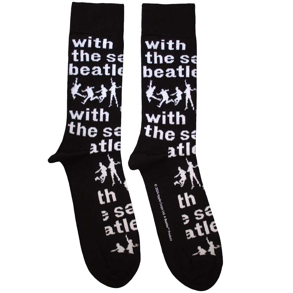 The Beatles: With The Beatles Silhouettes Repeat Ankle Socks