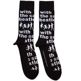 The Beatles: With The Beatles Silhouettes Repeat Ankle Socks
