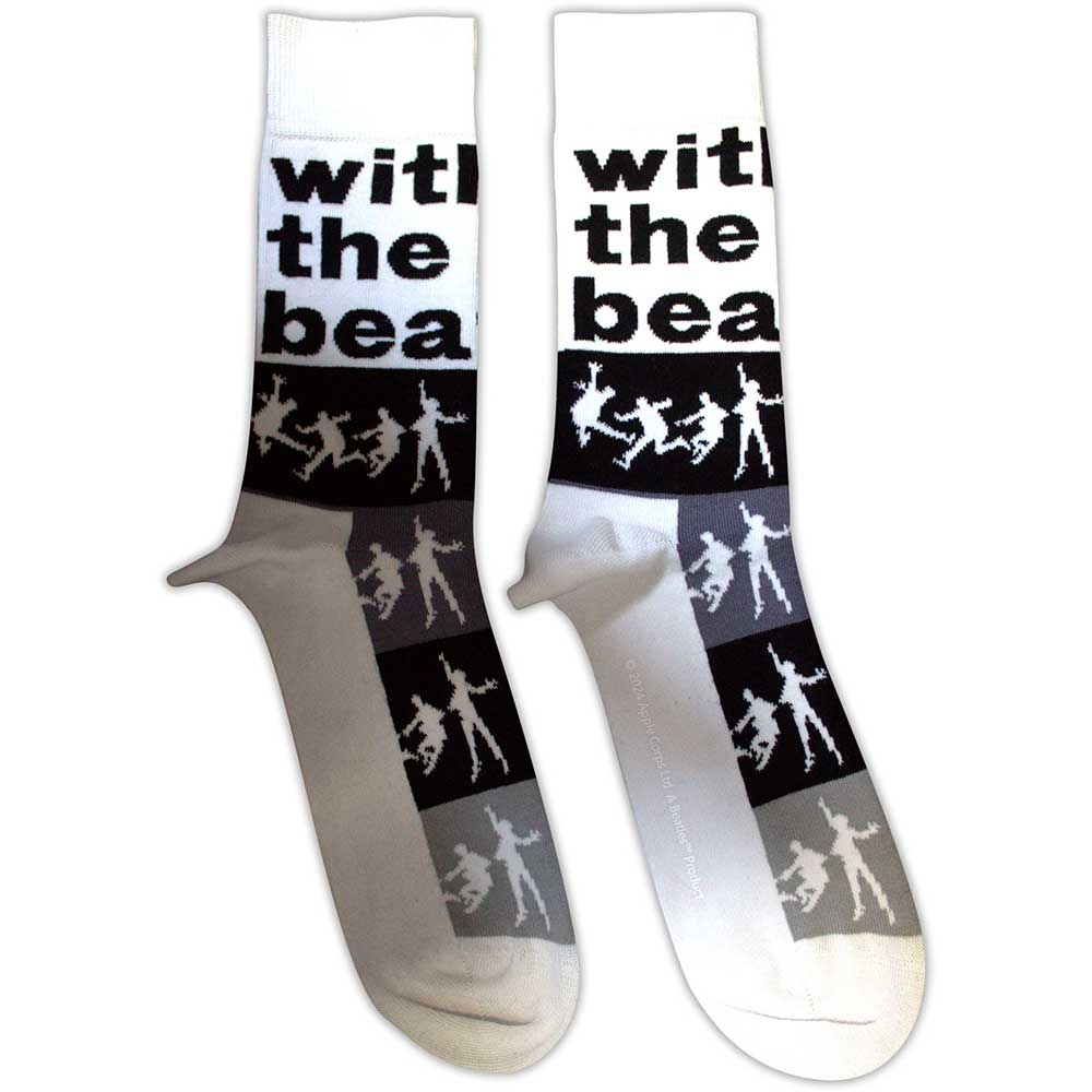 The Beatles: With The Beatles Silhouette Stripes Ankle Socks