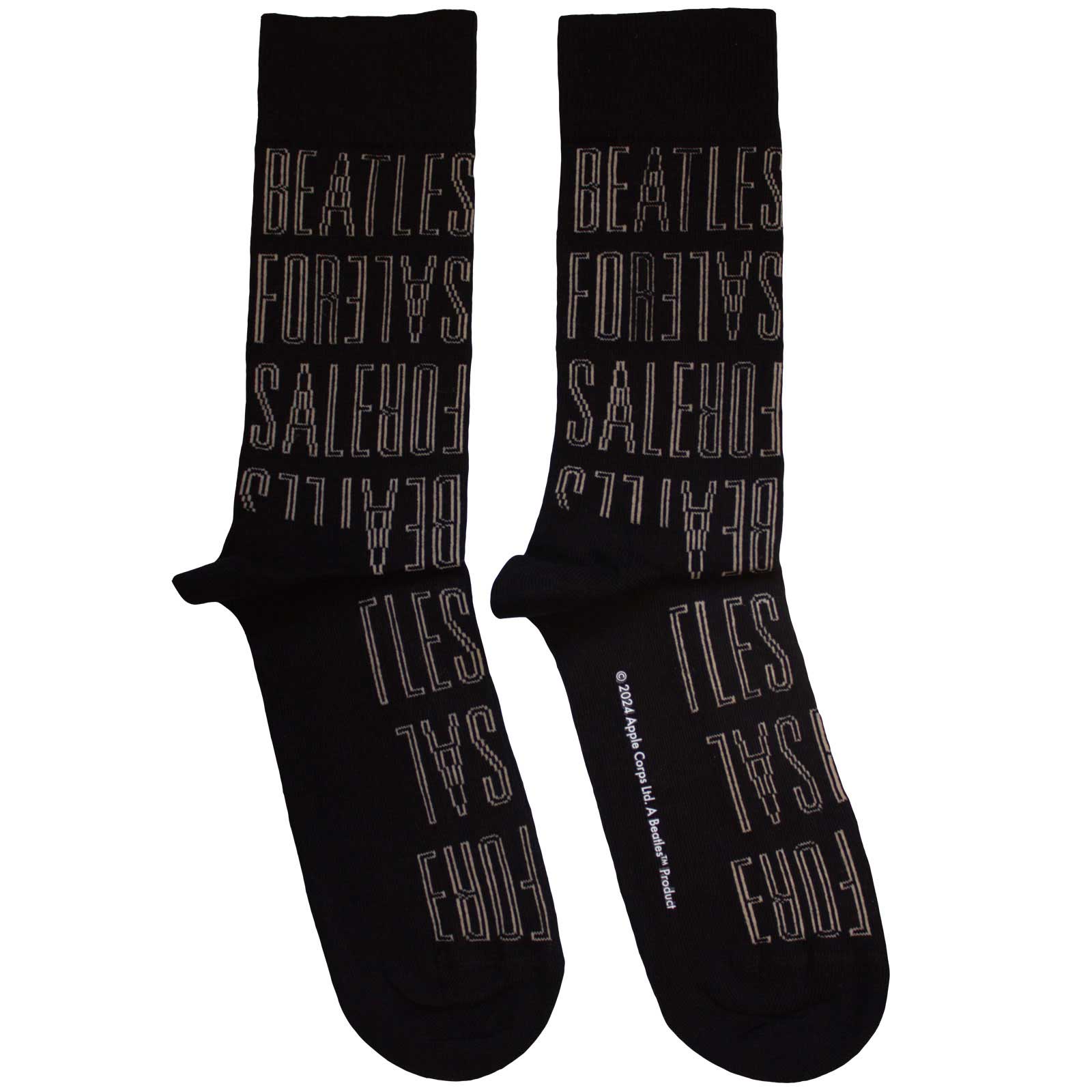 The Beatles: For Sale Text Outlines Repeat Strømper – officielt merchandise