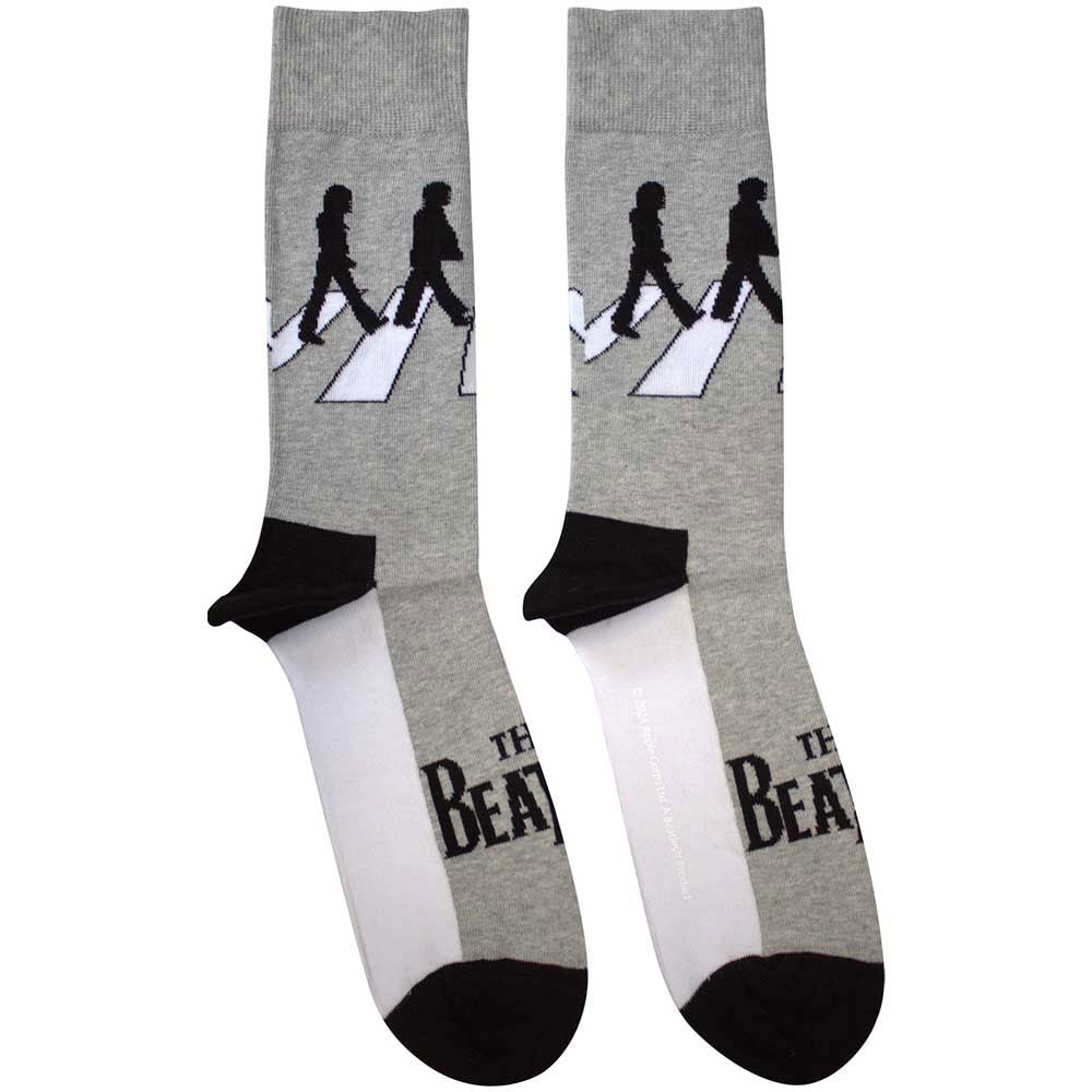 The Beatles: Abbey Road Silhouettes (UK Size 4 - 7) Strømper – officielt merchandise