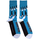 The Beatles: Abbey Road Silhouettes Repeat (UK Size 4 - 7) Strømper – officielt merchandise