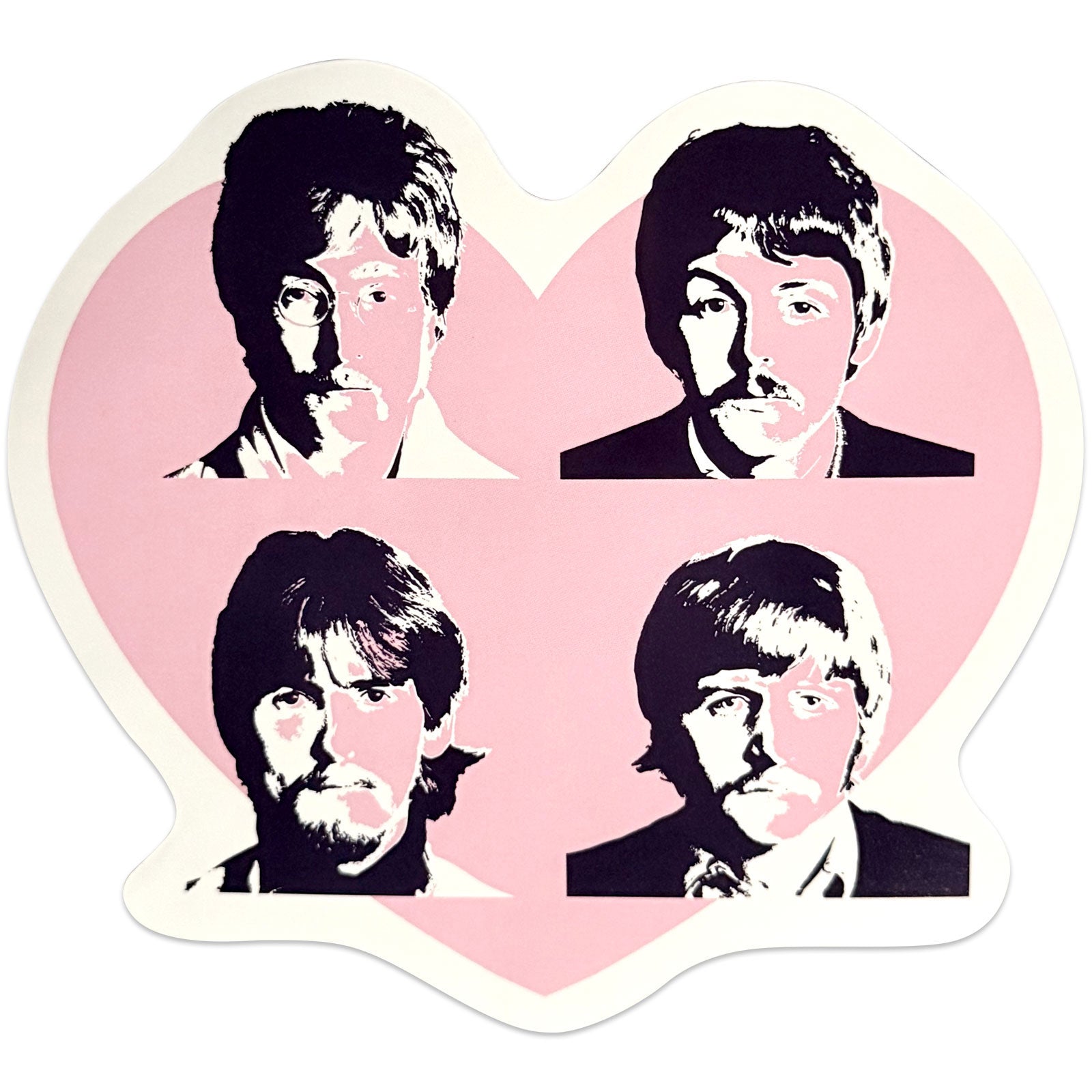 The Beatles: Beatles In Heart Stationery – officielt merchandise