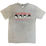 The Beatles: Candlestock Park Heads Stone Wash T-Shirt (Wash)