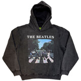 The Beatles: Abbey Road & Logo Stone Wash Pullover Hoodie (Wash)