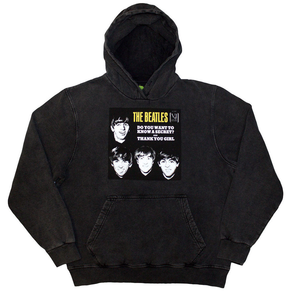 The Beatles: VJ Secret Sleeve Stone Wash Pullover Hoodie (Wash)