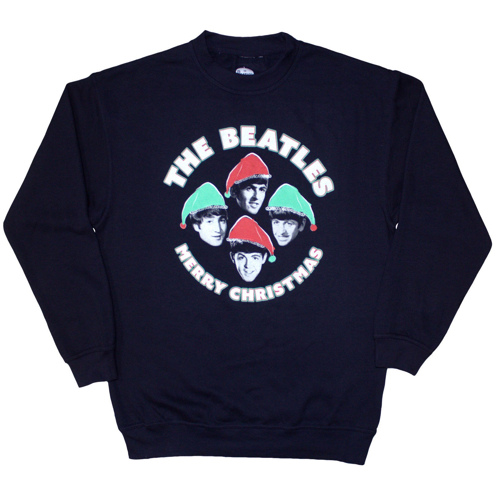The Beatles: Xmas Hats Sweatshirt