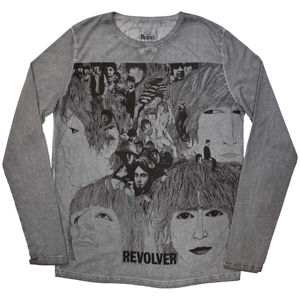 The Beatles: Revolver Stone Wash Sweatshirt (Wash)