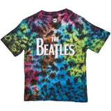 The Beatles: Drop T Logo (Wash Collection) T-shirt – officielt merchandise