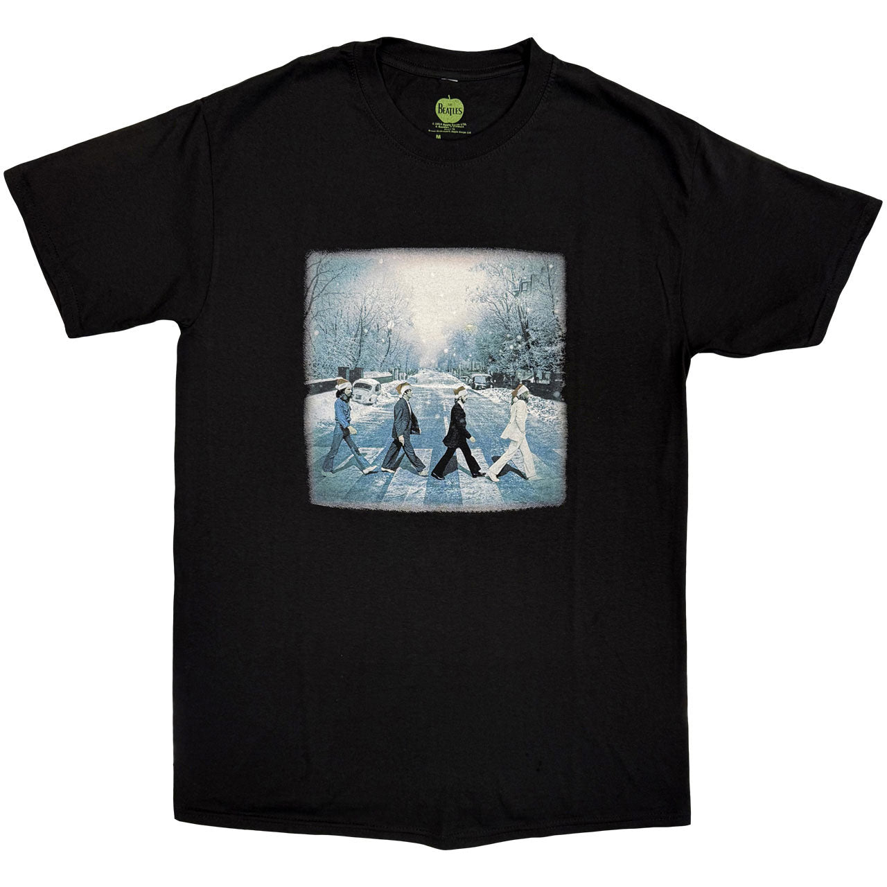 The Beatles: Abbey Christmas T-shirt – officielt merchandise