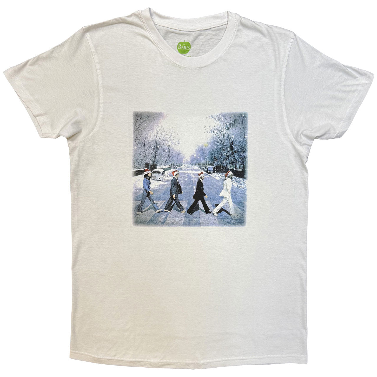 The Beatles: Abbey Christmas T-shirt – officielt merchandise