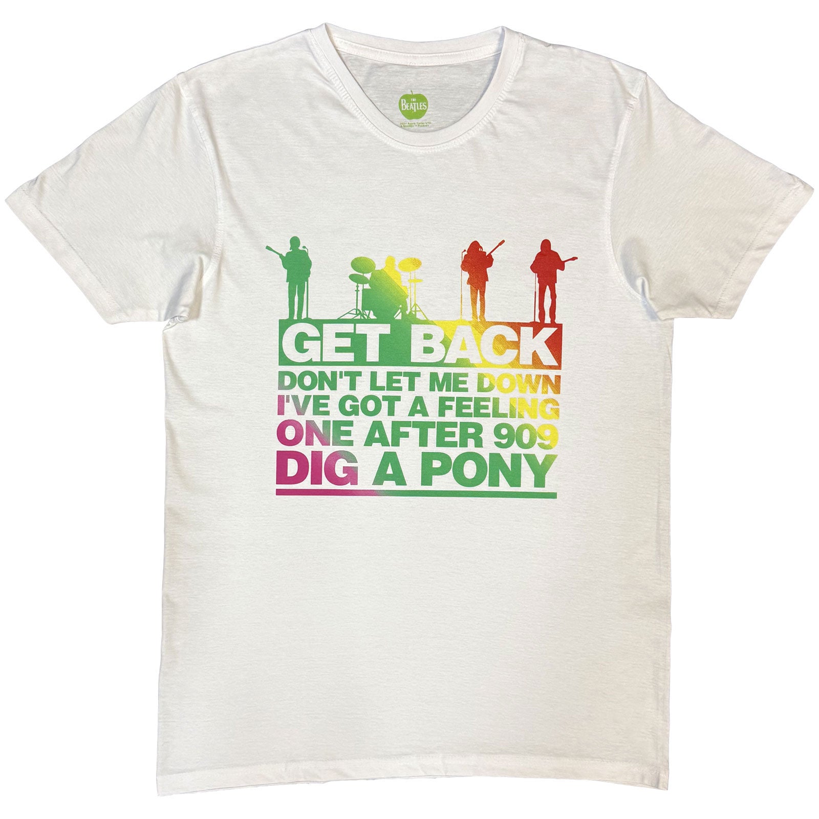 The Beatles: Get Back Gradient T-shirt – officielt merchandise