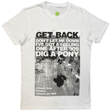 The Beatles: Rooftop Shot T-shirt – officielt merchandise
