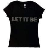 The Beatles: Let It Be Crystals (Embellished) T-shirt – officielt merchandise