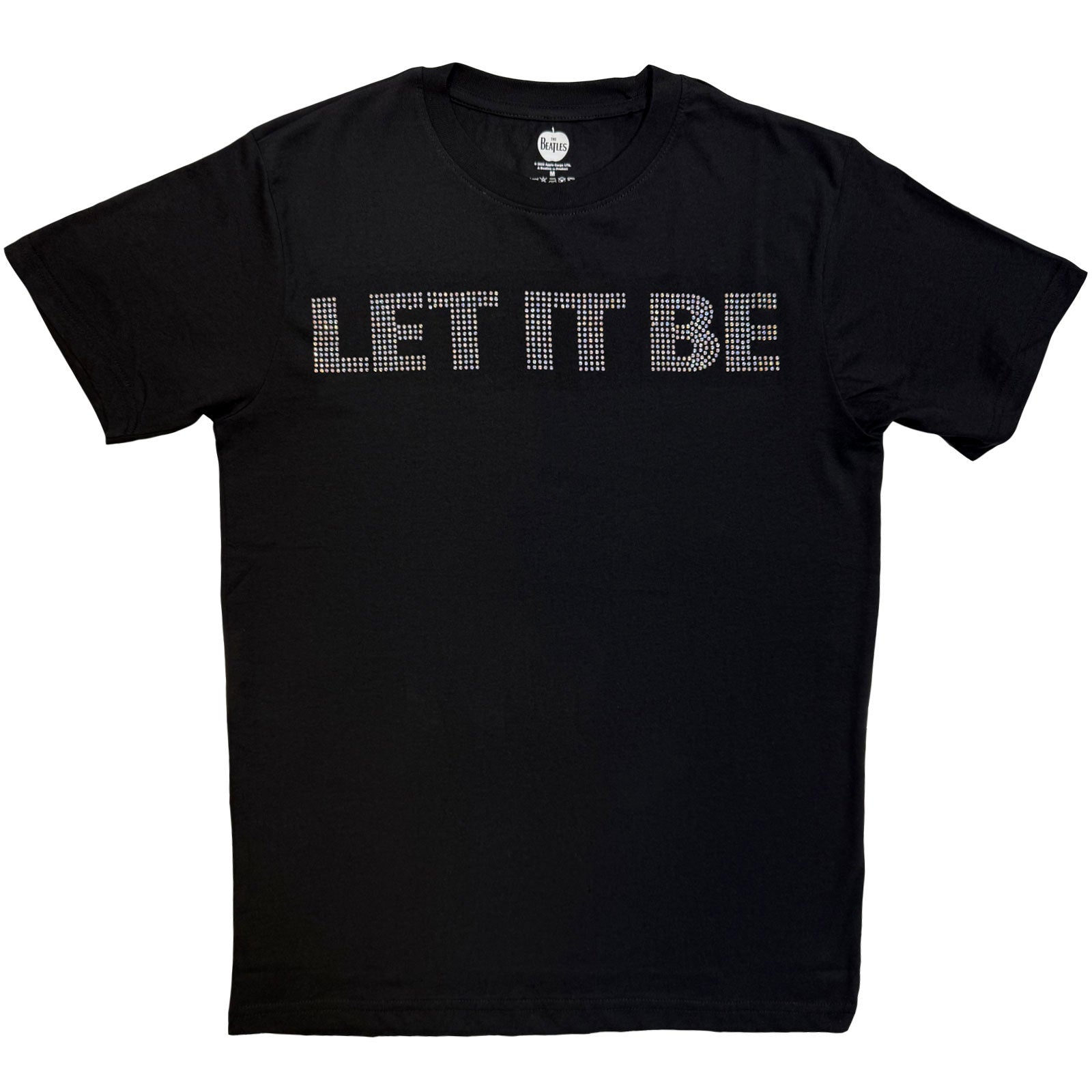 The Beatles: Let It Be Crystals (Embellished) T-shirt – officielt merchandise