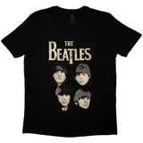The Beatles: 4 Heads T-shirt – officielt merchandise