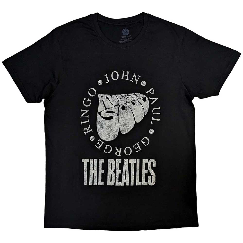 The Beatles: Rubber Soul Names T-shirt – officielt merchandise