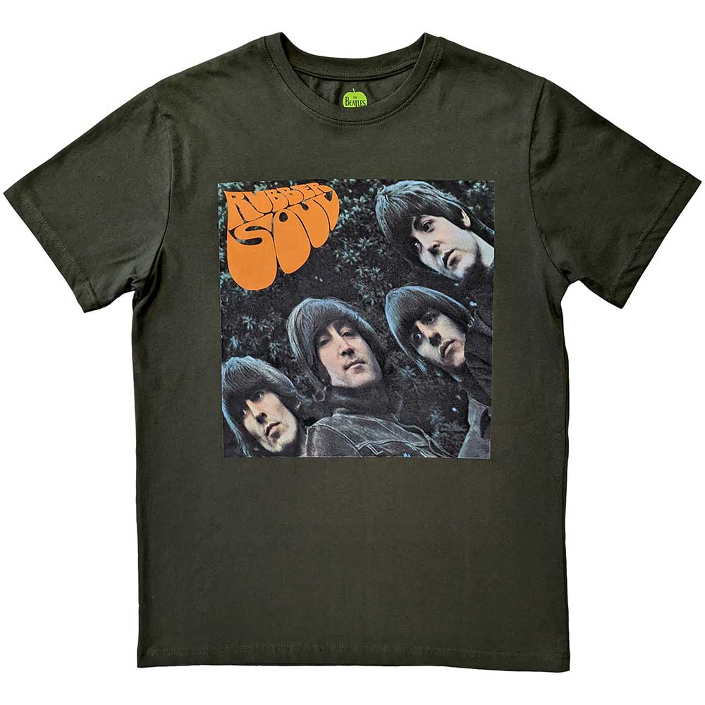 The Beatles: Rubber Soul Album Cover T-shirt – officielt merchandise