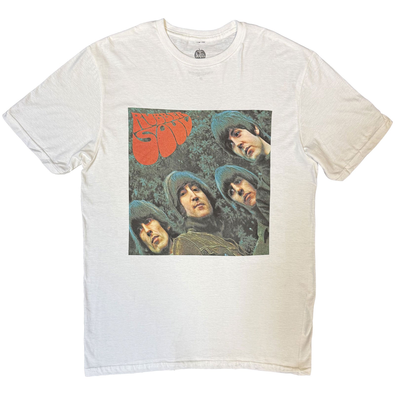 The Beatles: Rubber Soul Album Cover T-shirt – officielt merchandise