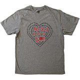 The Beatles: All You Need Is Love Heart T-shirt – officielt merchandise