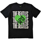 The Beatles: Love Me Do Graffiti Heart T-shirt – officielt merchandise
