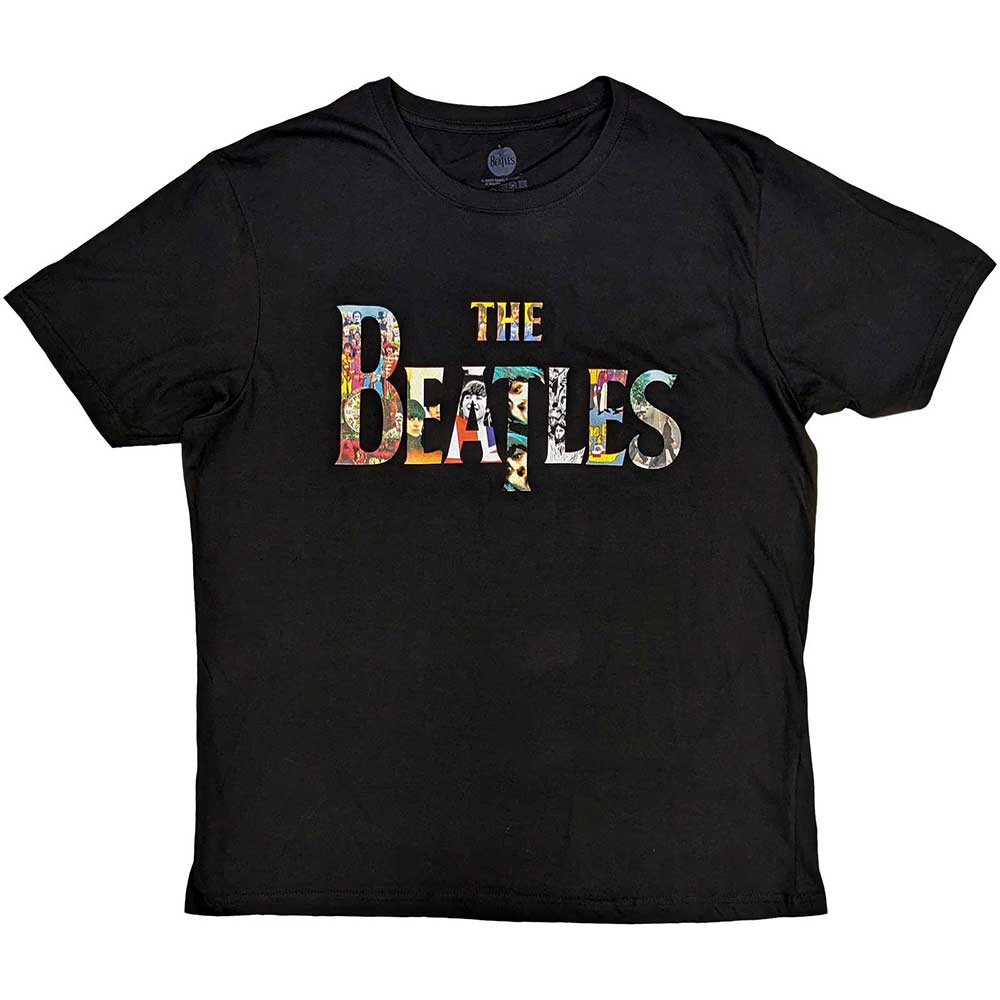 The Beatles: Logo Treatment T-shirt – officielt merchandise