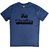 The Beatles: Text Logo Shadow T-shirt – officielt merchandise