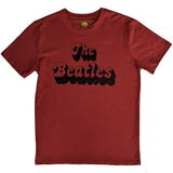 The Beatles: Text Logo Shadow T-shirt – officielt merchandise