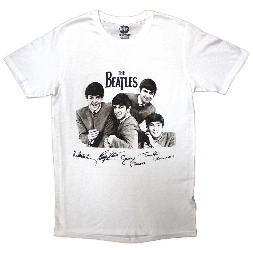 The Beatles: Mop Tops & Signatures T-Shirt