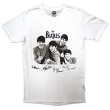 The Beatles: Mop Tops & Signatures T-Shirt