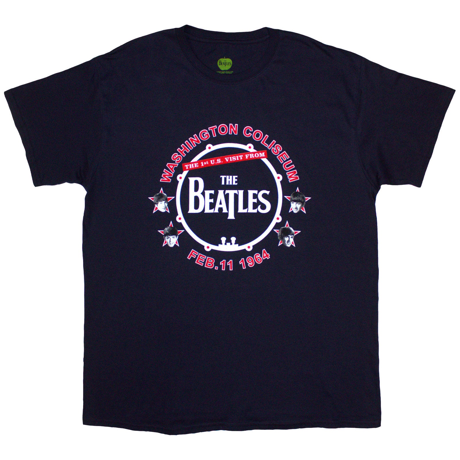The Beatles: Washington '64 Drum T-Shirt