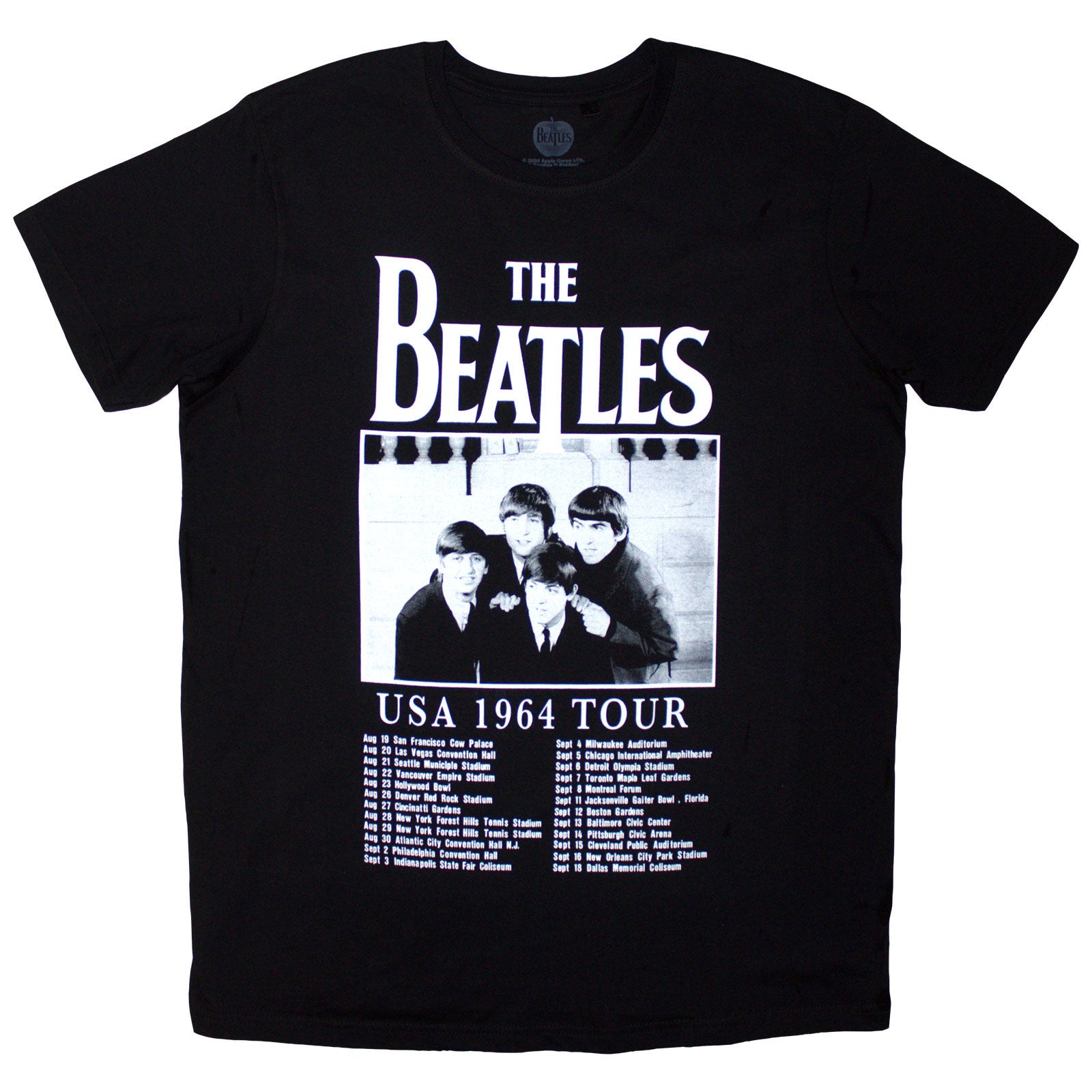 The Beatles: Tour '64 Dates T-Shirt