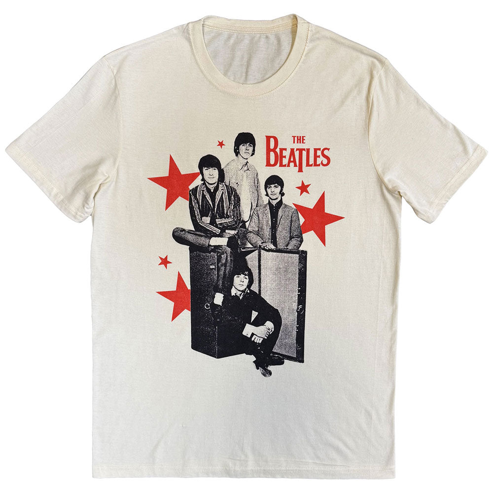 The Beatles: Red Stars T-Shirt